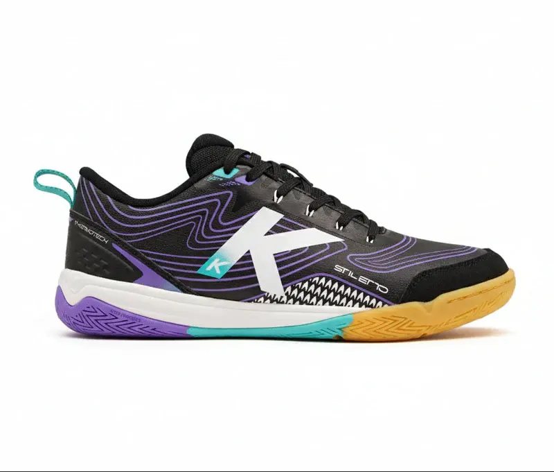 Ghete de futsal Kelme Unisex Stiletto negre